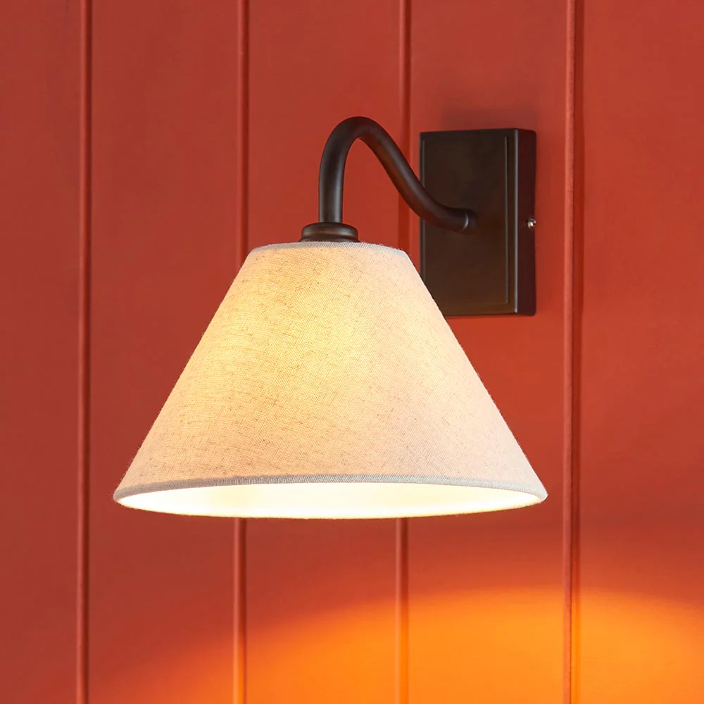 Knole Wall Light- Black/ Antique Brass Finishes - Image 6