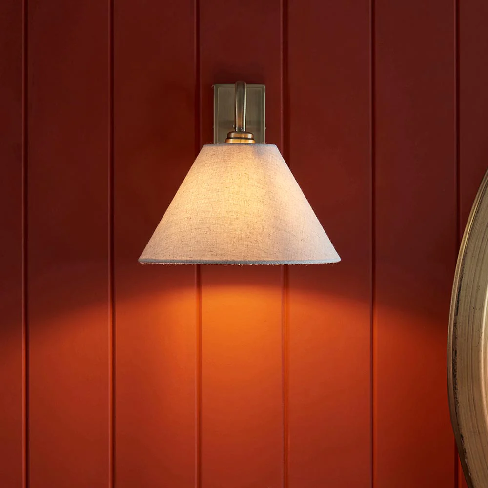 Knole Wall Light- Black/ Antique Brass Finishes - Image 9