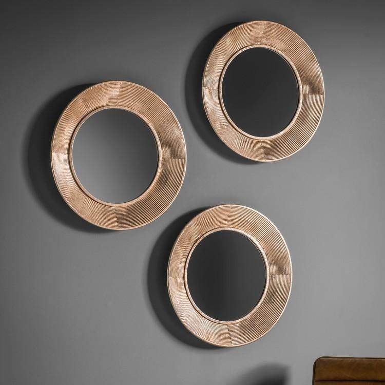 Knowle Mirror Trio W510 x D50 x H510mm - Image 2
