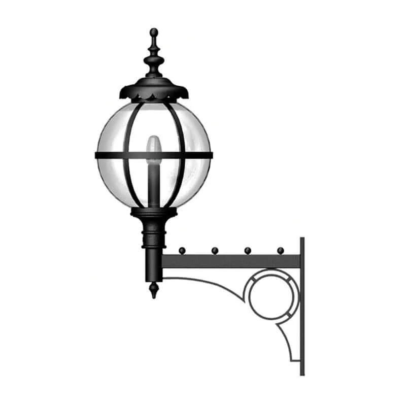 Knoxfield 1Lt Wall Lamp - Cast Iron - Image 2