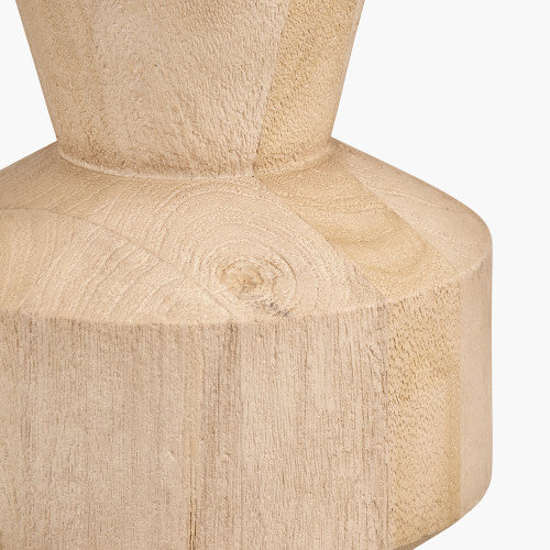 Koa Natural Mango Wood Table Lamp Base - Image 2
