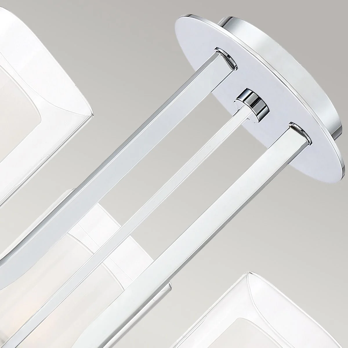 Kolt 3 Light Semi-Flush IP44 - Polished Chrome - Image 4
