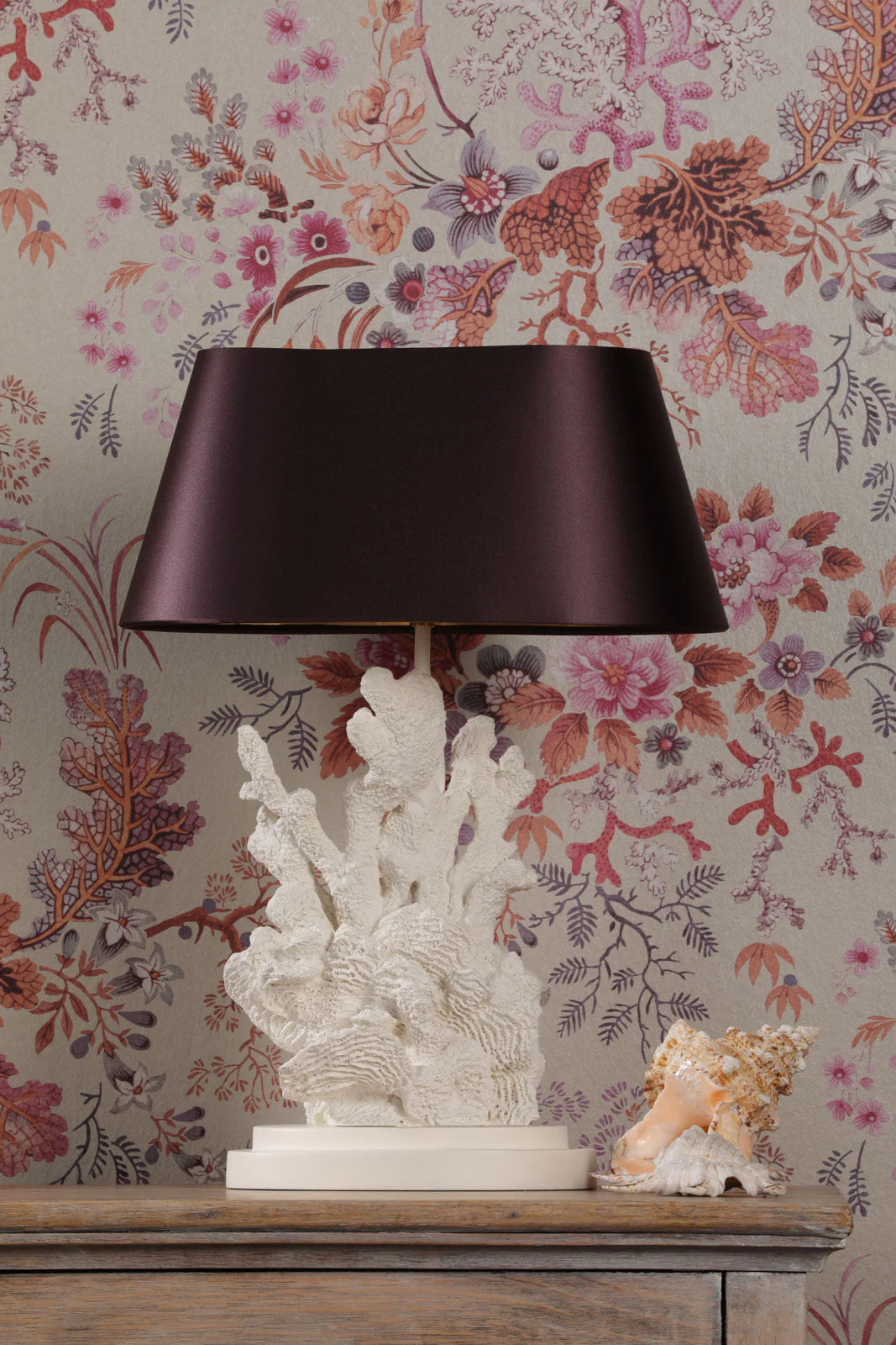 Korallion Table Lamp In Chalk White/Gold And Black Base Only E27 - Image 18