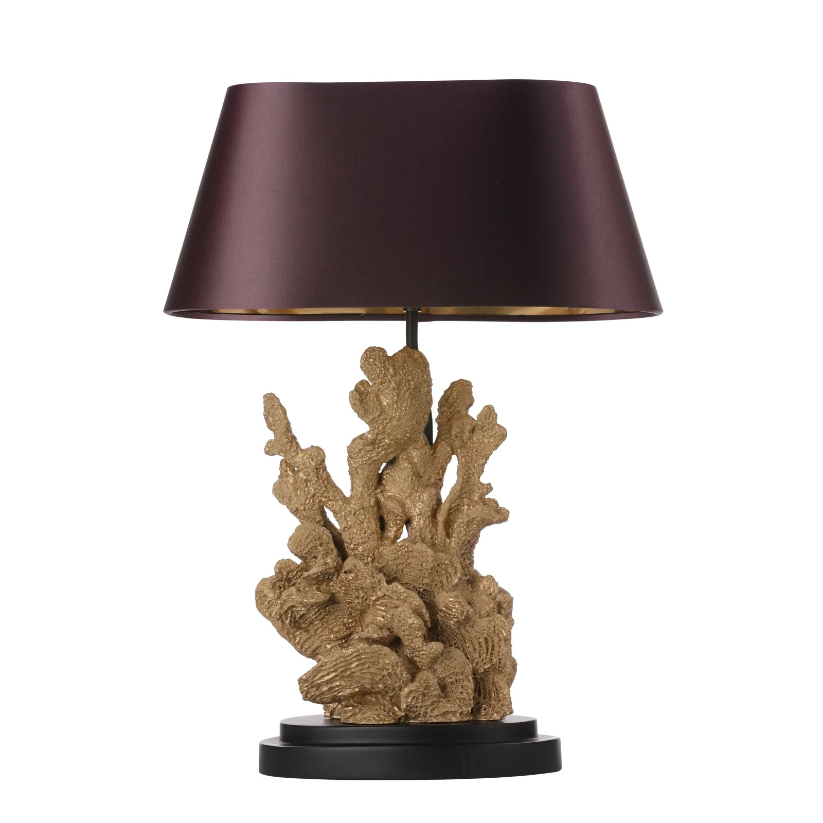 Korallion Table Lamp In Chalk White/Gold And Black Base Only E27 - Image 28