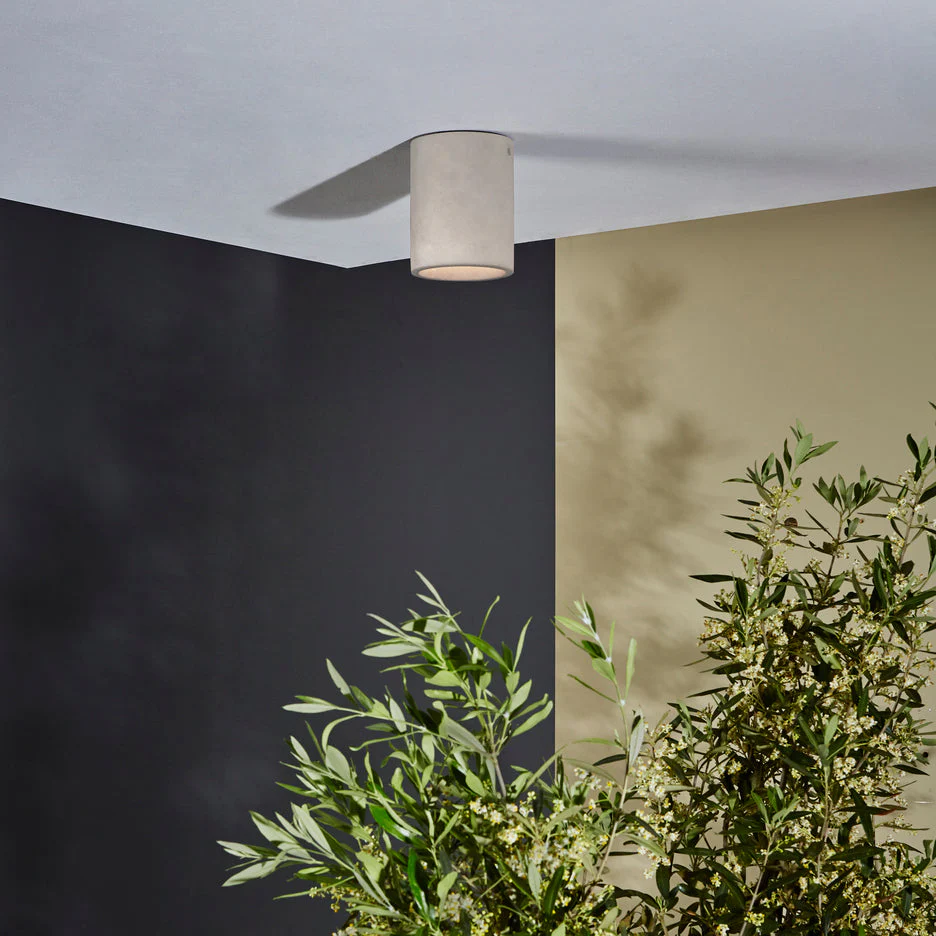 Kos Round Matt Concrete Finish - Image 3