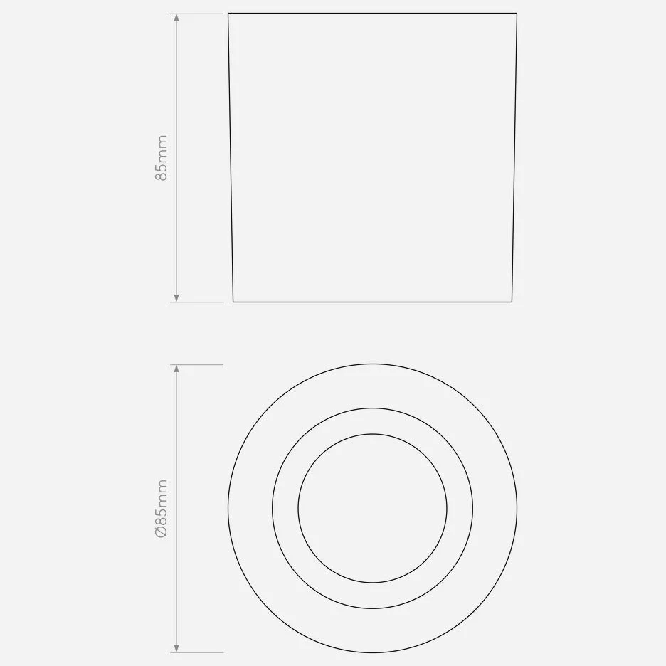 Kos Textured Black Flush Light IP44 - Image 7