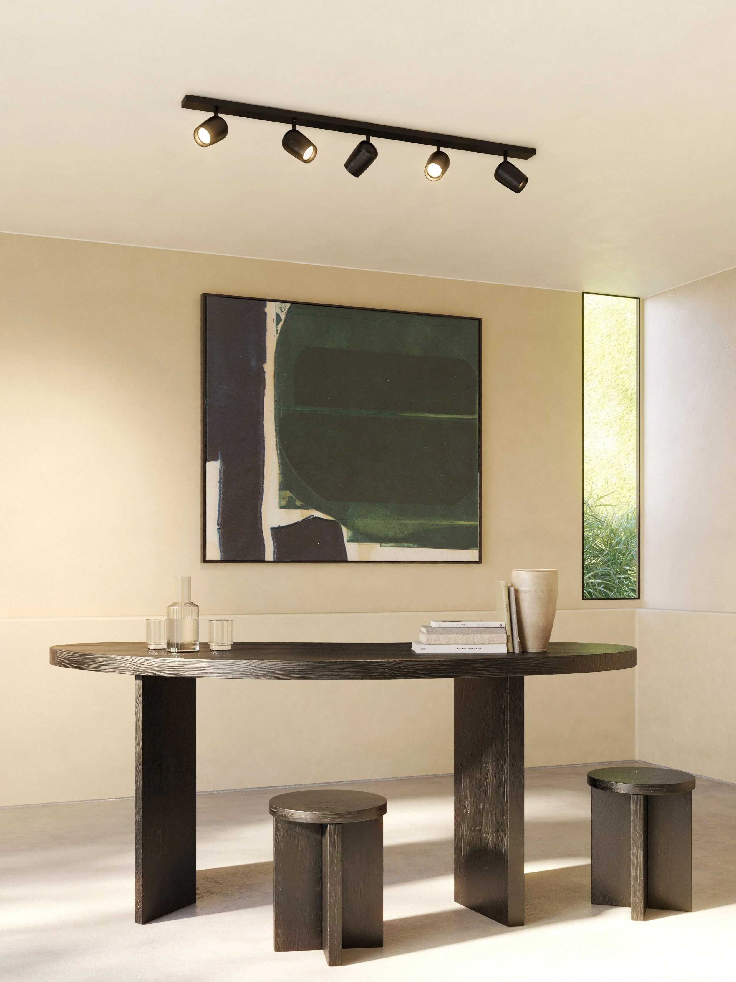 Koto 3/4/5Lt Bar Spotlight IP20  - Black/White - Image 3