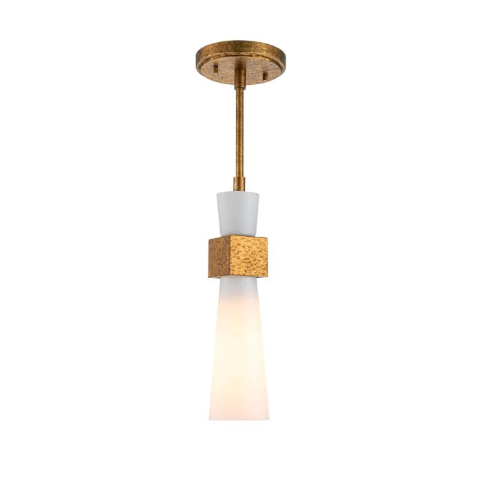 Kristy 1 lt Mini Pendant - Distressed Gold - Image 2
