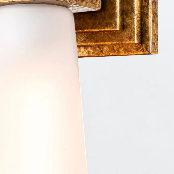 Kristy 1lt Wall Light - Distressed Gold - Image 2