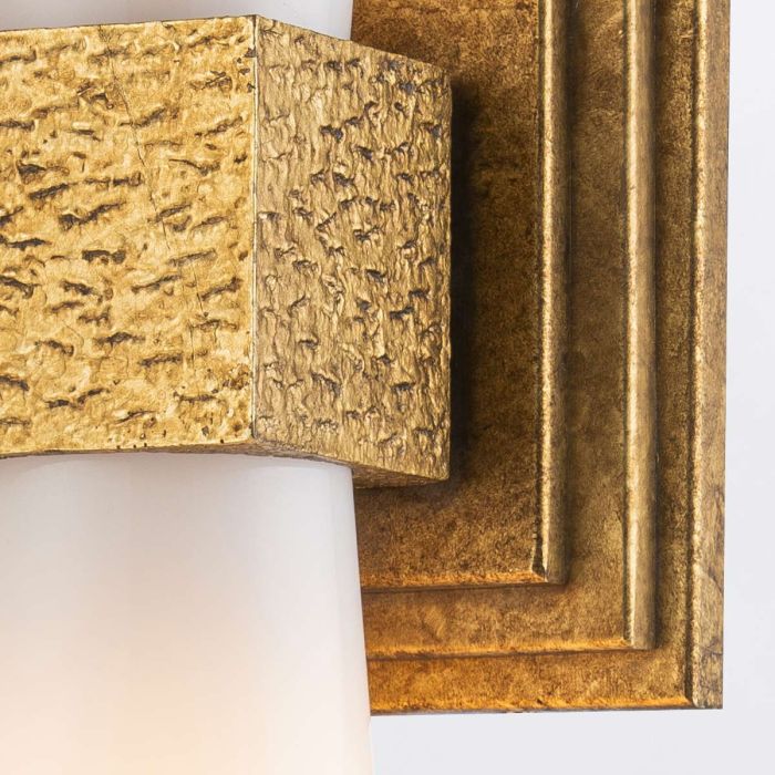 Kristy 2 lt Wall Light IP44 - Distressed Gold - Image 5