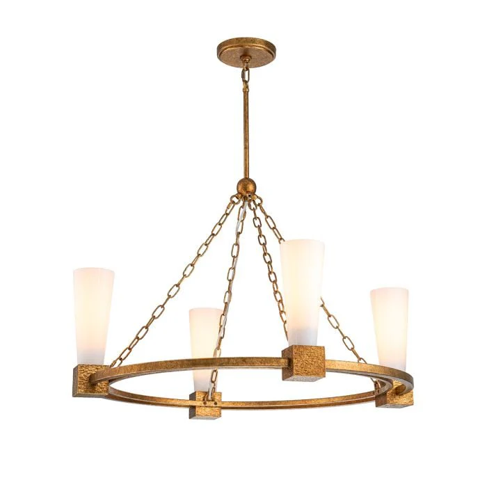 Kristy 3/4/5 lt Chandelier - Distressed Gold - Image 2