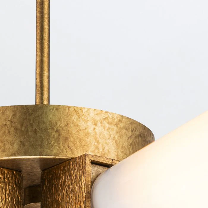 Kristy 4lt Flush Fitting - Distressed Gold - Image 3