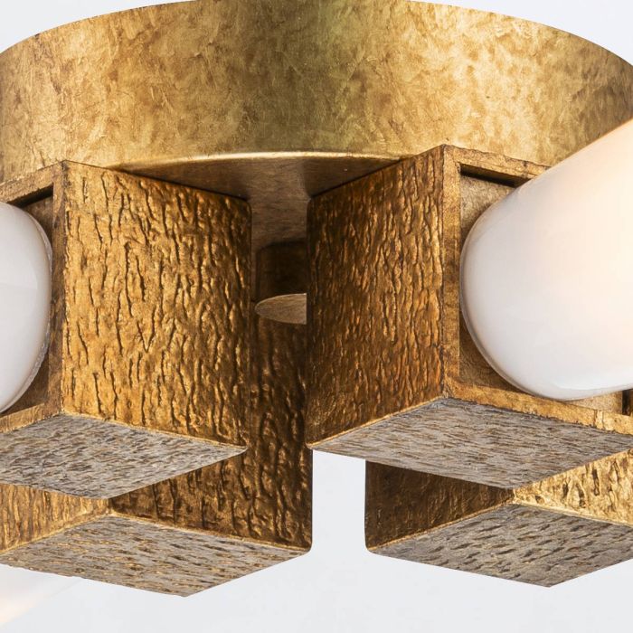 Kristy 4lt Flush Fitting - Distressed Gold - Image 4