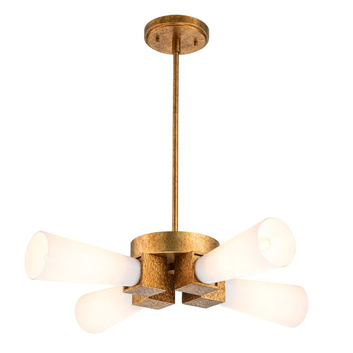 Kristy 4lt Flush Fitting - Distressed Gold - Image 6