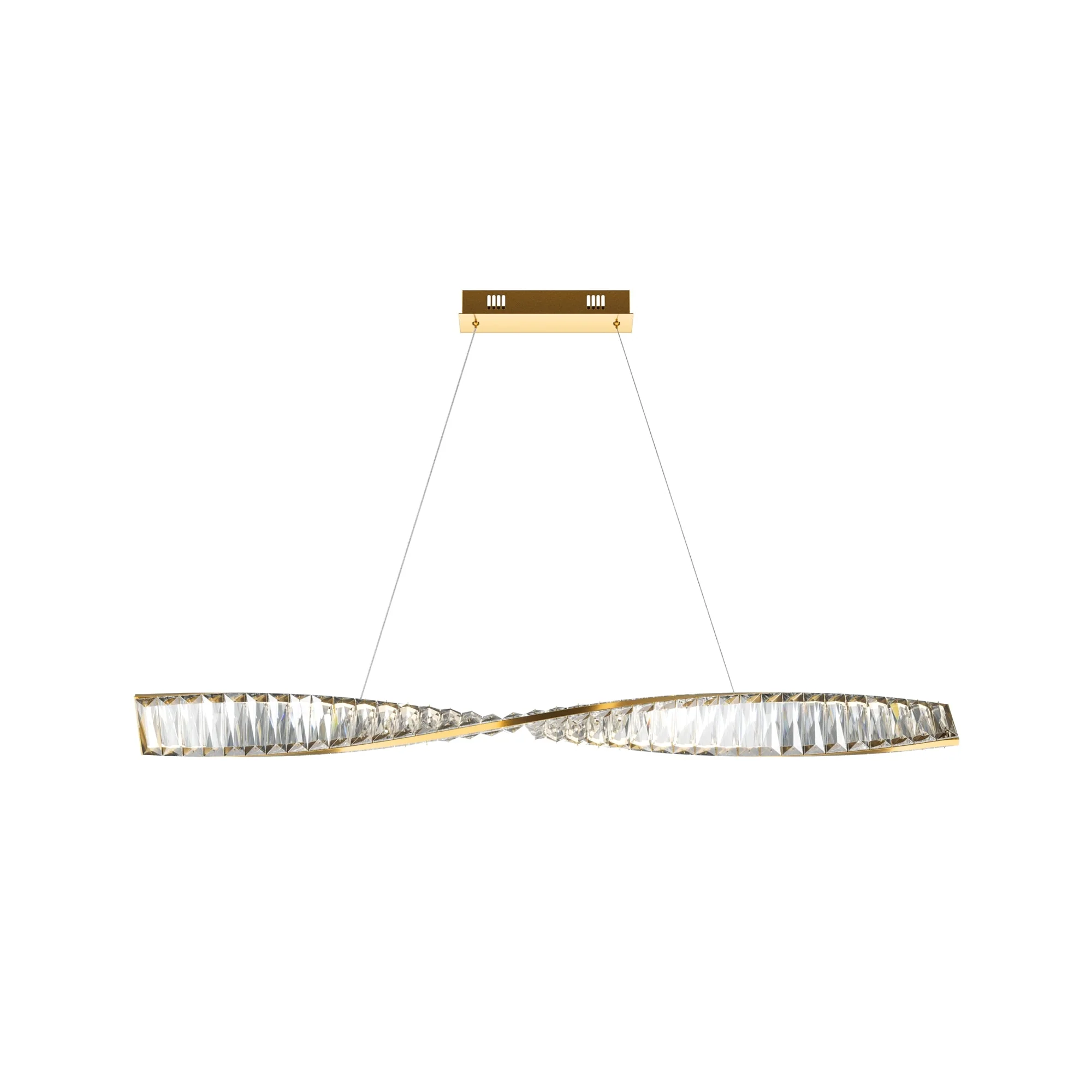 Krone LED Linear Pendant - Brass - Image 2