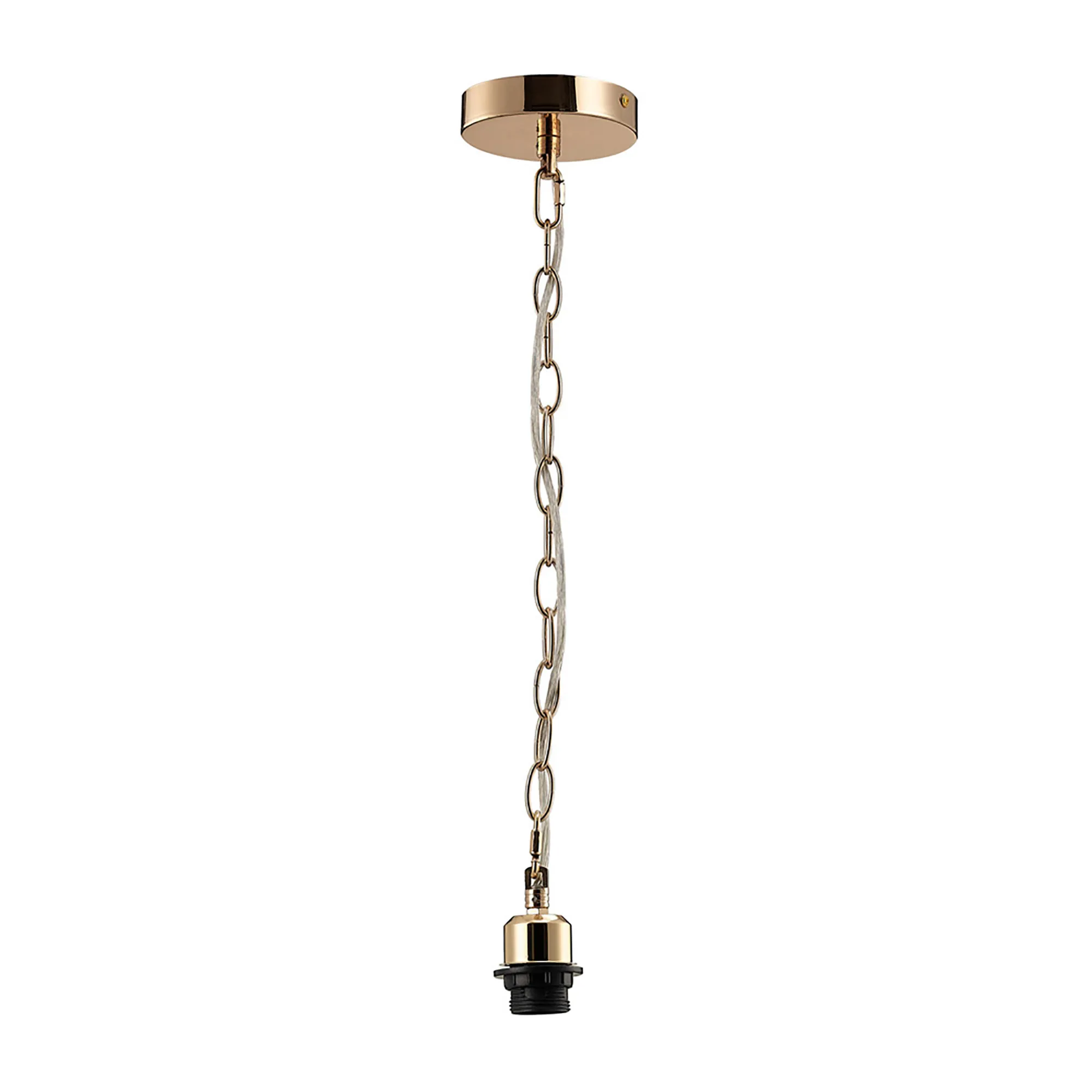 Kudo 12cm Electrical 1 Light Pendant Suspension Kit E27 (Maximum Load 5kg)- Various Finishes - Image 11