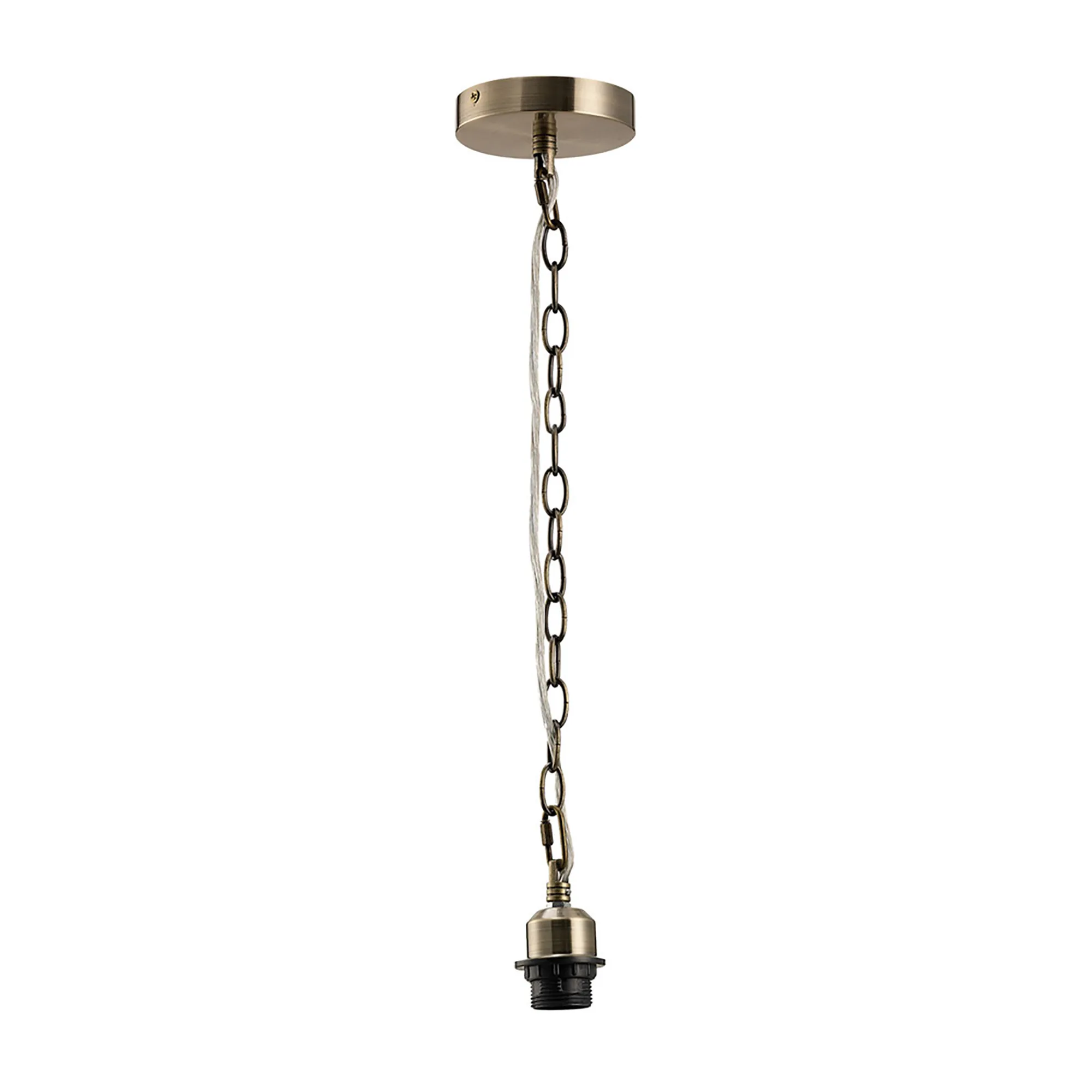 Kudo 12cm Electrical 1 Light Pendant Suspension Kit E27 (Maximum Load 5kg)- Various Finishes - Image 15