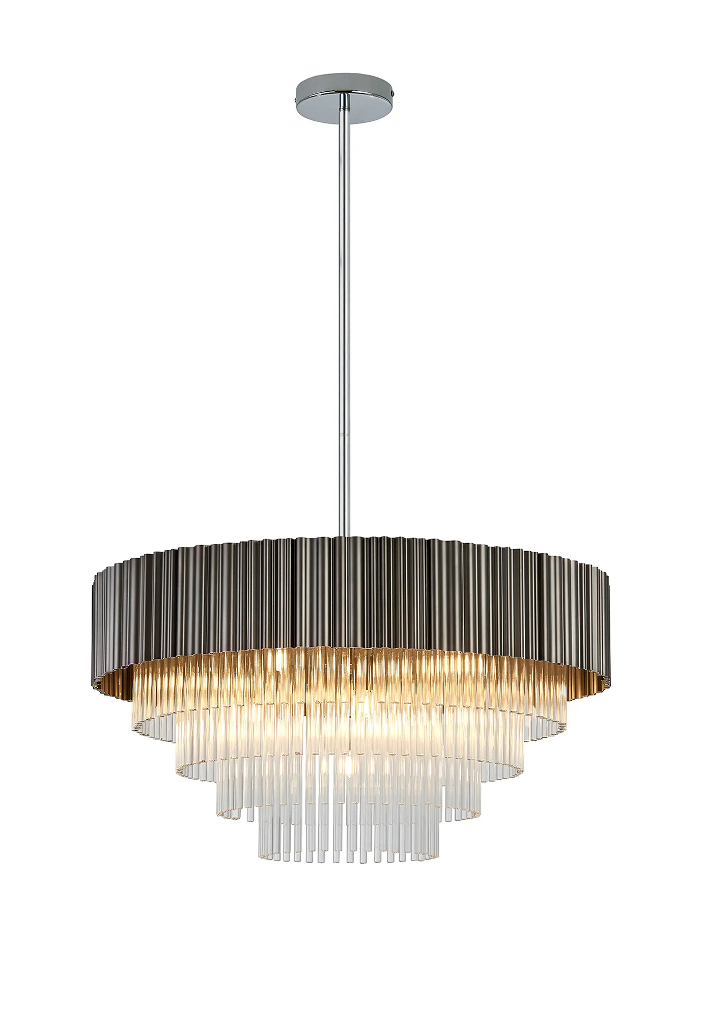Kyabram Fixed Pendant, 4/9/11 Light G9- Oxidised Coffee/ Grey Finishes - Image 9