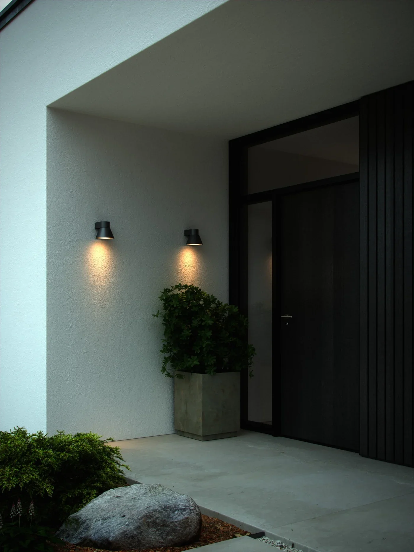 Kyklop Cone Wall light- Rusty/ Black Finish - Image 5