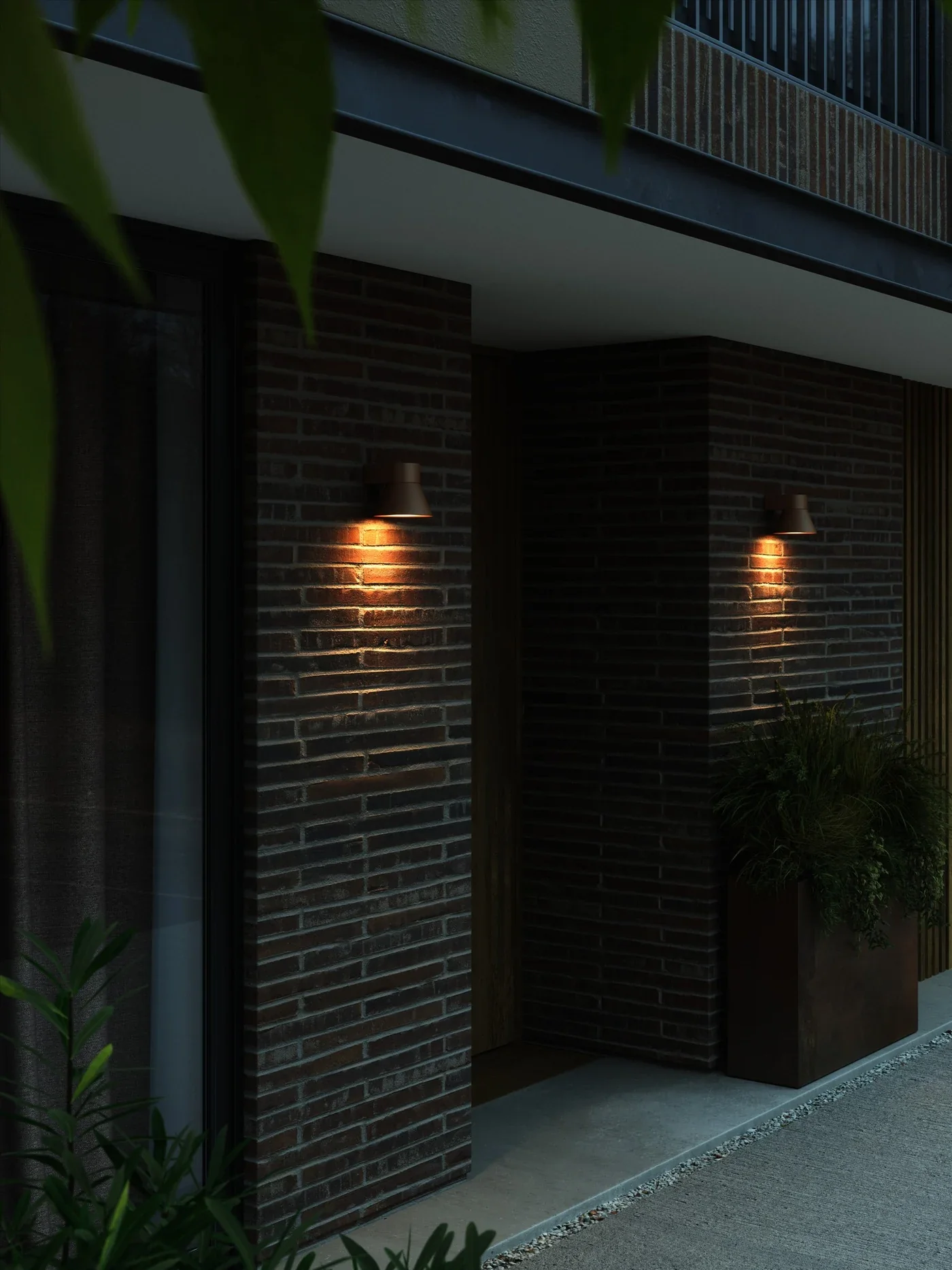 Kyklop Cone Wall light- Rusty/ Black Finish - Image 6
