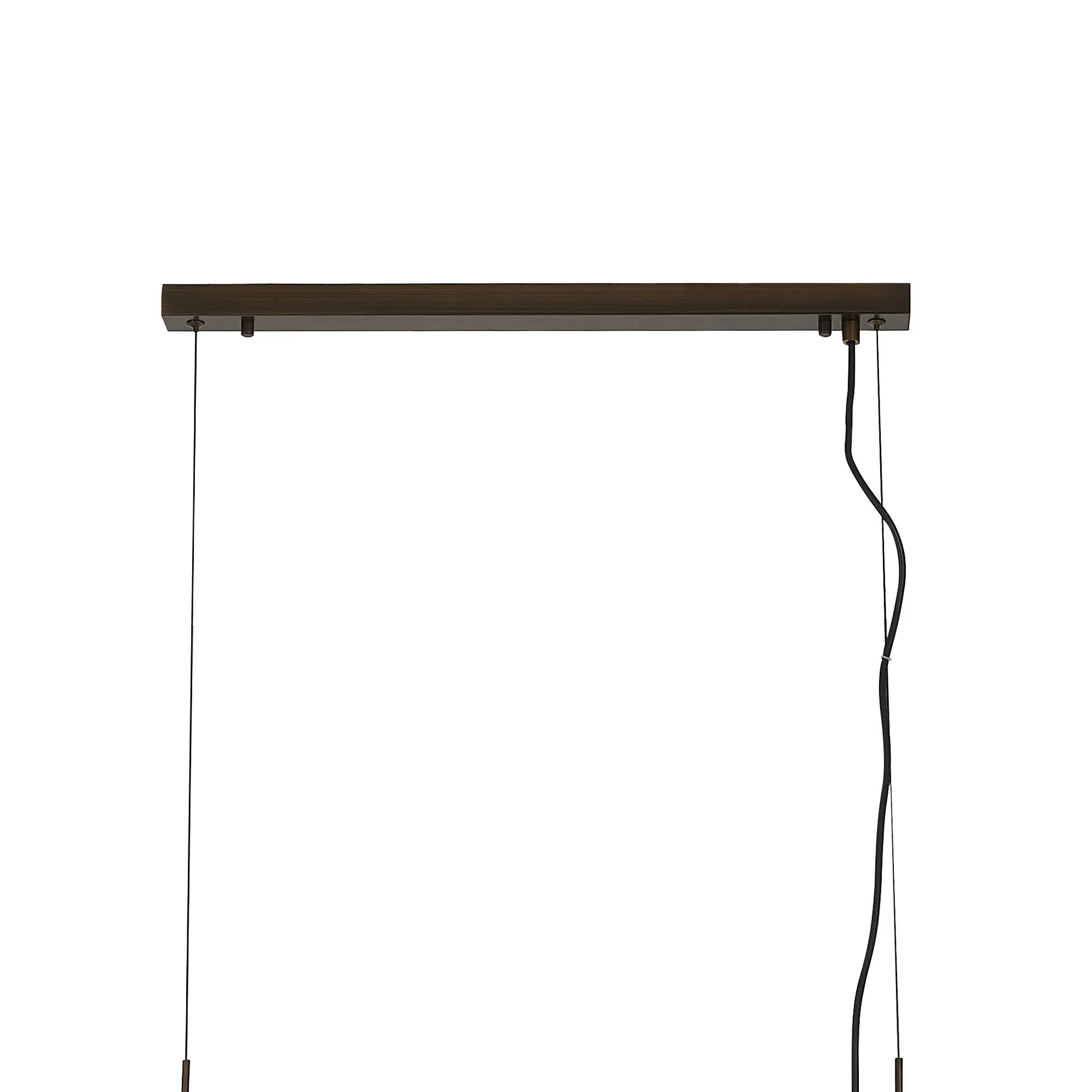 Kyoto 3/4/6/10Lt  Linear Pendant (FRAME ONLY)- Painted Matt Bronze/ Pewter Finishes - Image 27