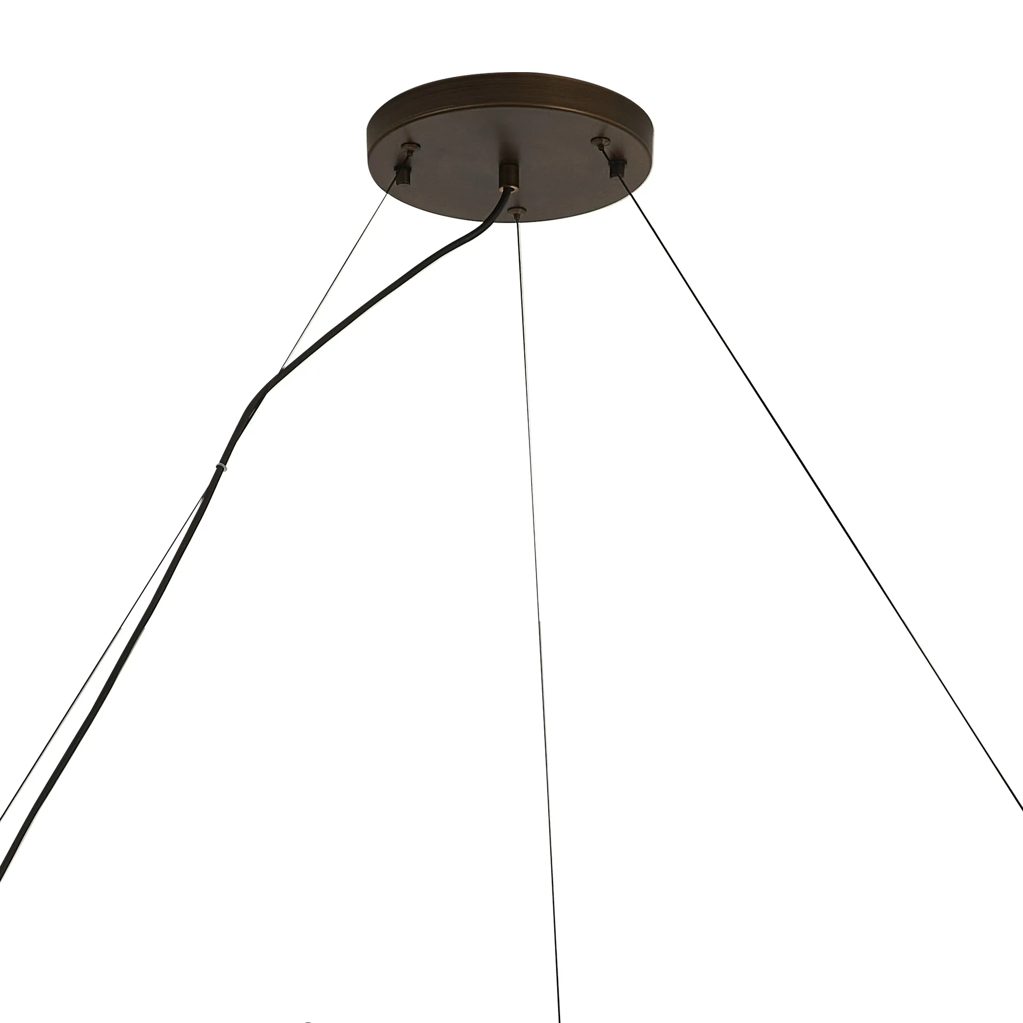 Kyoto 6/8/9/12Lt Ring/ Square Pendant (FRAME ONLY)- Painted Matt Bronze/ Pewter Finishes - Image 18