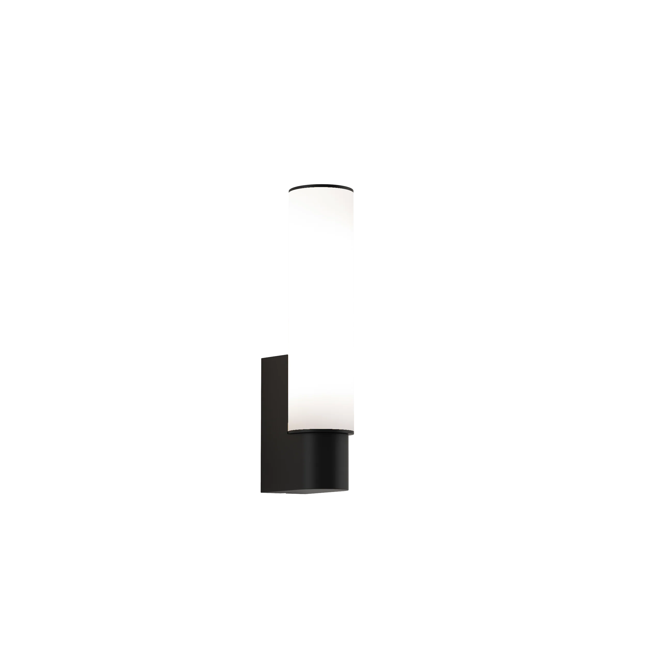 Kyoto LED Bathroom Wall Light- Matt Black/ Polished Chrome - Image 2