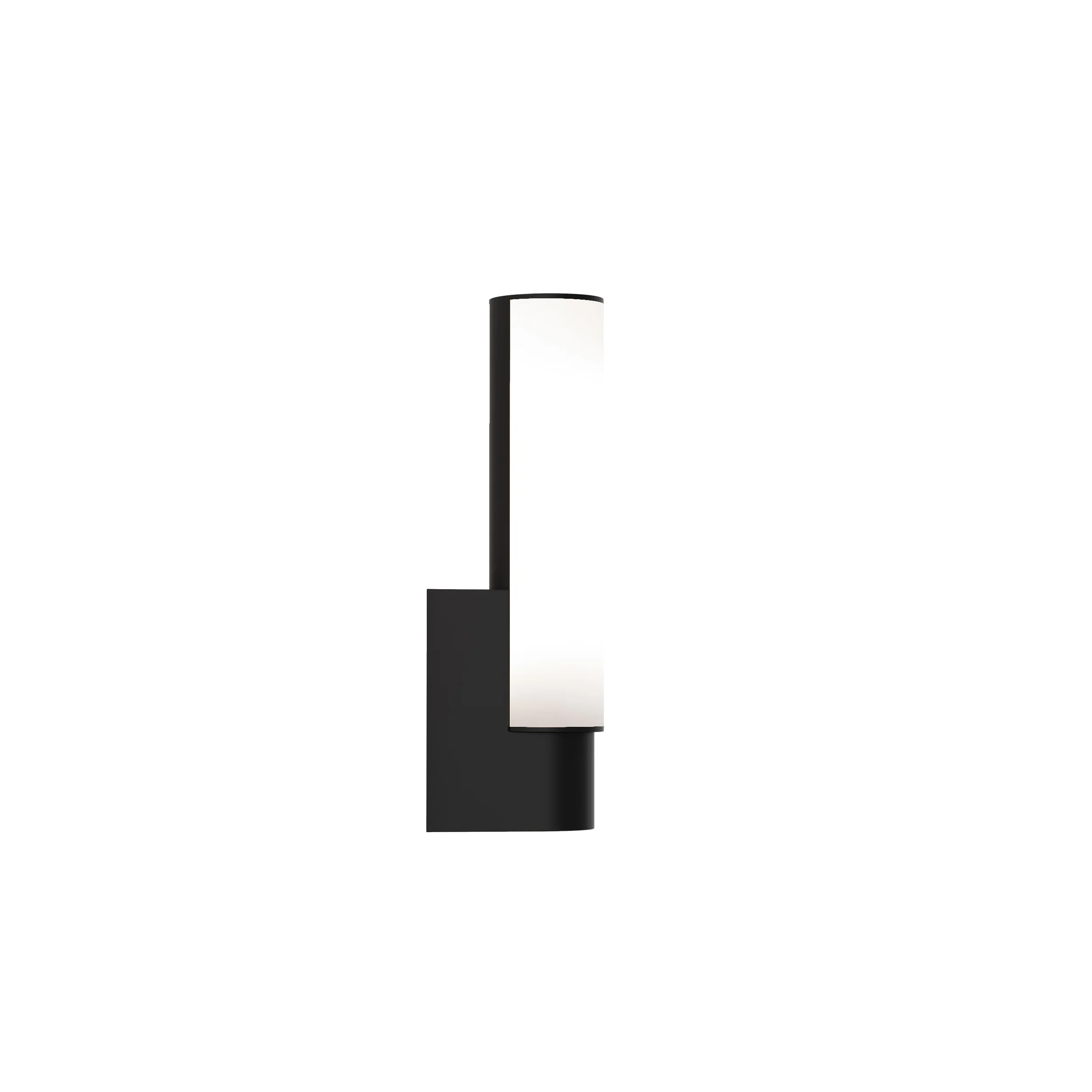 Kyoto LED Bathroom Wall Light- Matt Black/ Polished Chrome - Image 5