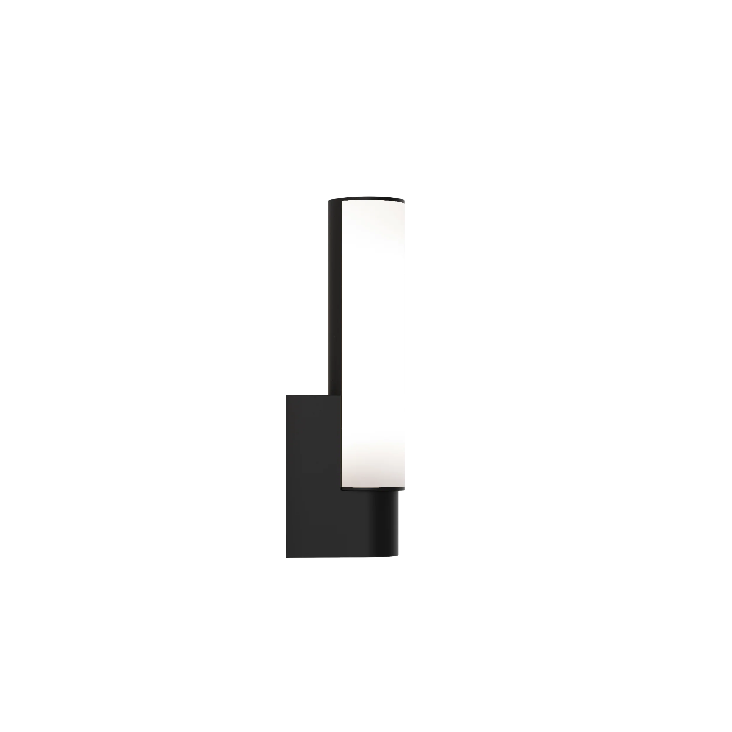 Kyoto LED Bathroom Wall Light- Matt Black/ Polished Chrome - Image 6
