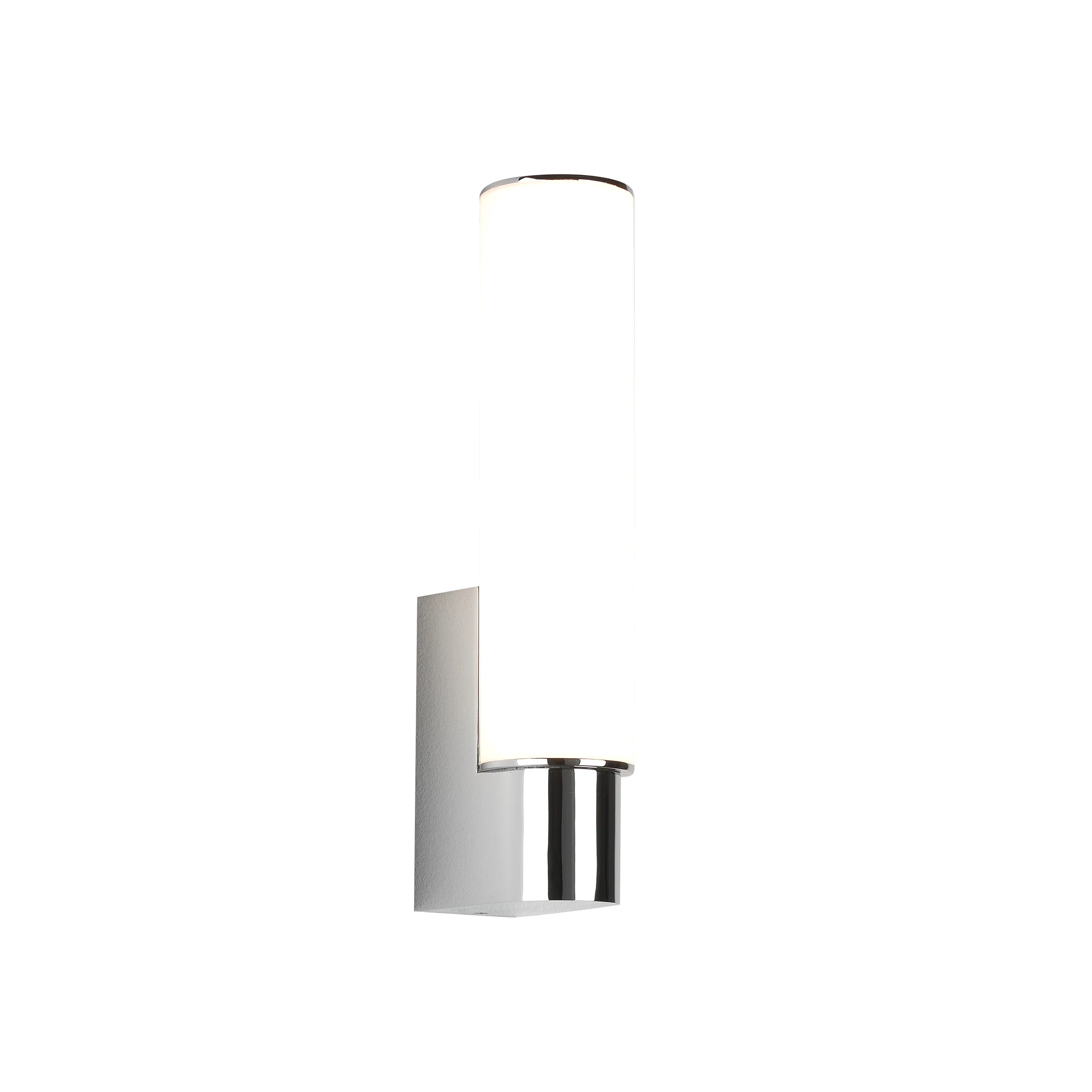 Kyoto LED Bathroom Wall Light- Matt Black/ Polished Chrome - Image 8