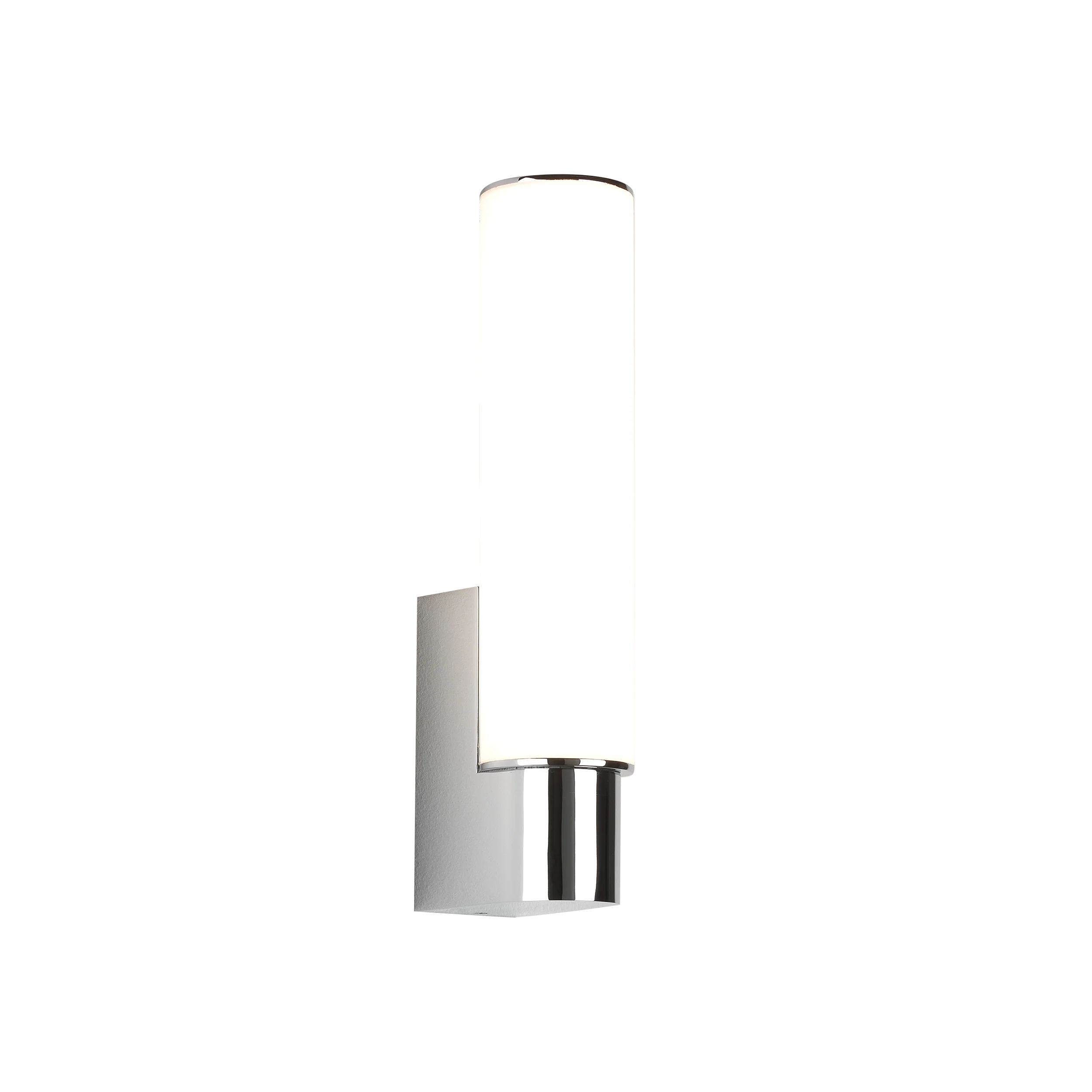 Kyoto LED Bathroom Wall Light- Matt Black/ Polished Chrome - Image 9