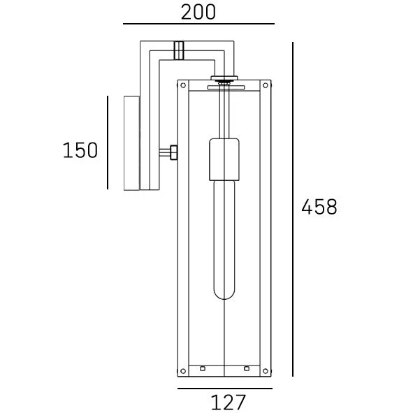 Kyoto Outdoor Wall Light - Small/Large - Image 5