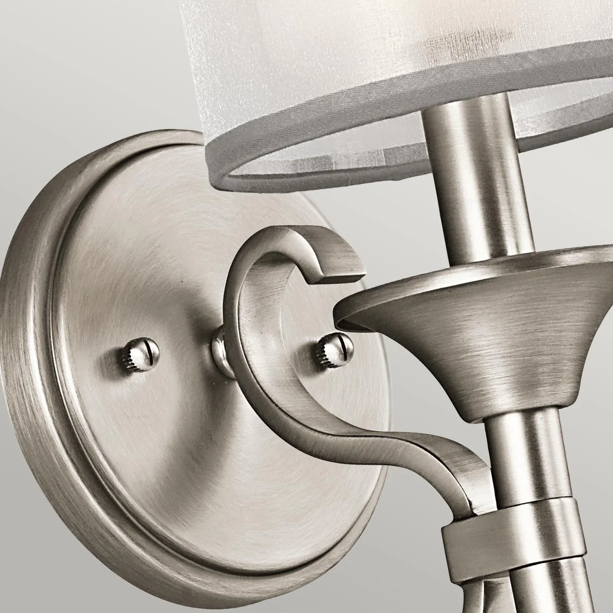 Lacey 1 Light Wall Light - Antique Pewter/Bronze - Image 3