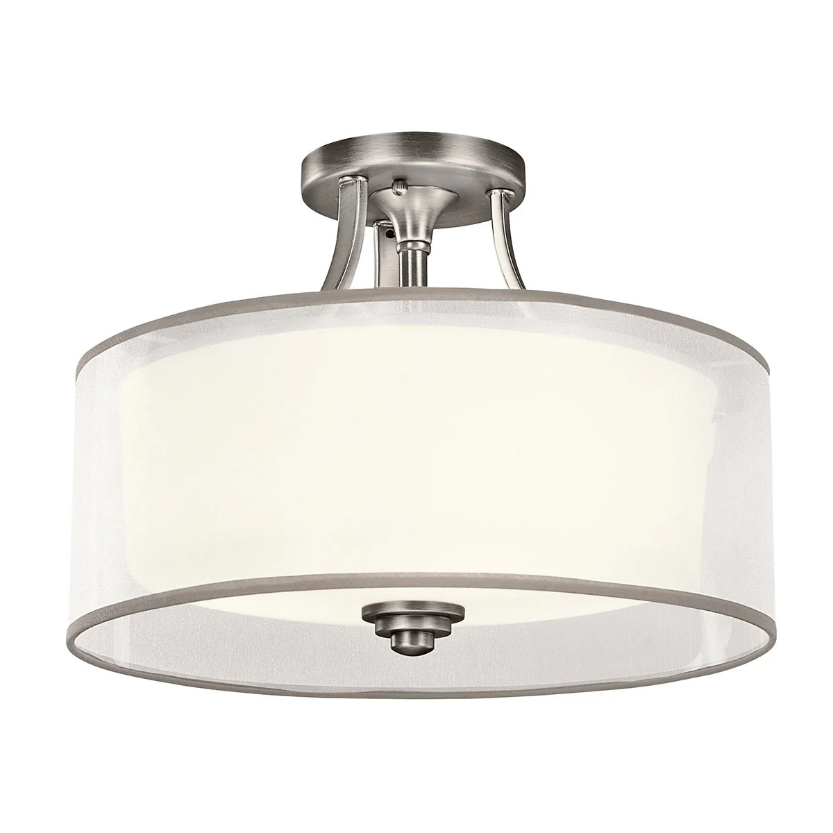 Lacey 3/4Lt Small Semi-Flush - Mission Bronze/Antique Pewter - Image 2