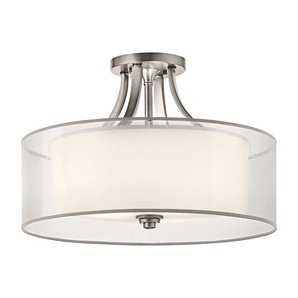 Lacey 3/4Lt Small Semi-Flush - Mission Bronze/Antique Pewter - Image 3