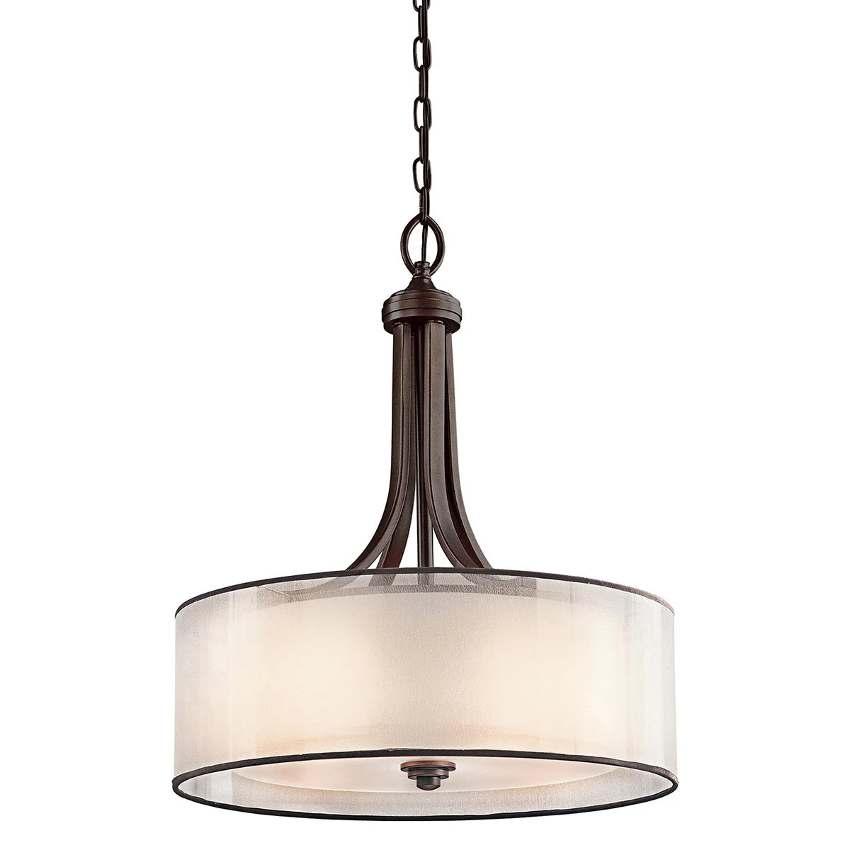 Lacey 4 Light Large Pendant - Antique Pewter/Mission Bronze - Image 2