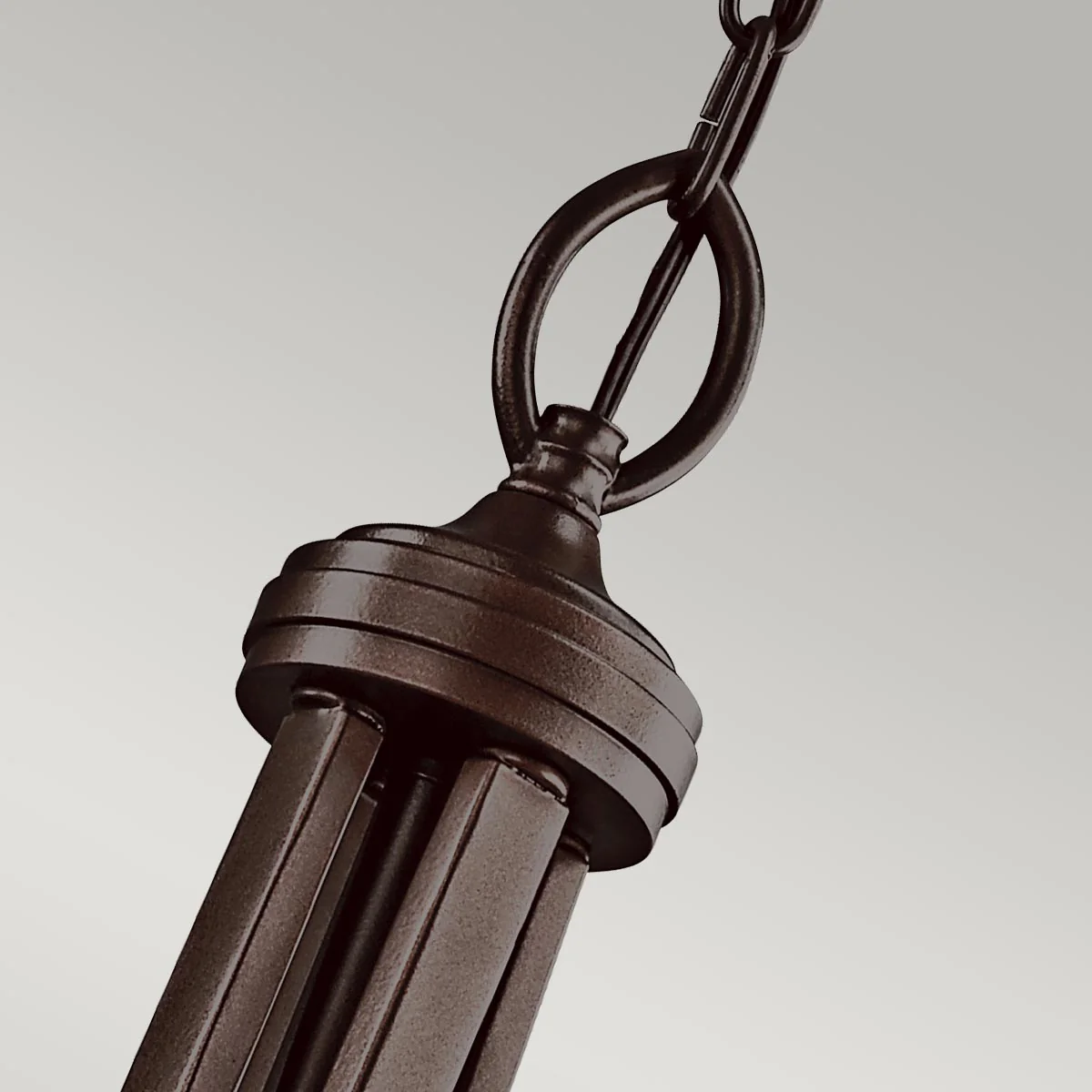 Lacey 4 Light Large Pendant - Antique Pewter/Mission Bronze - Image 7