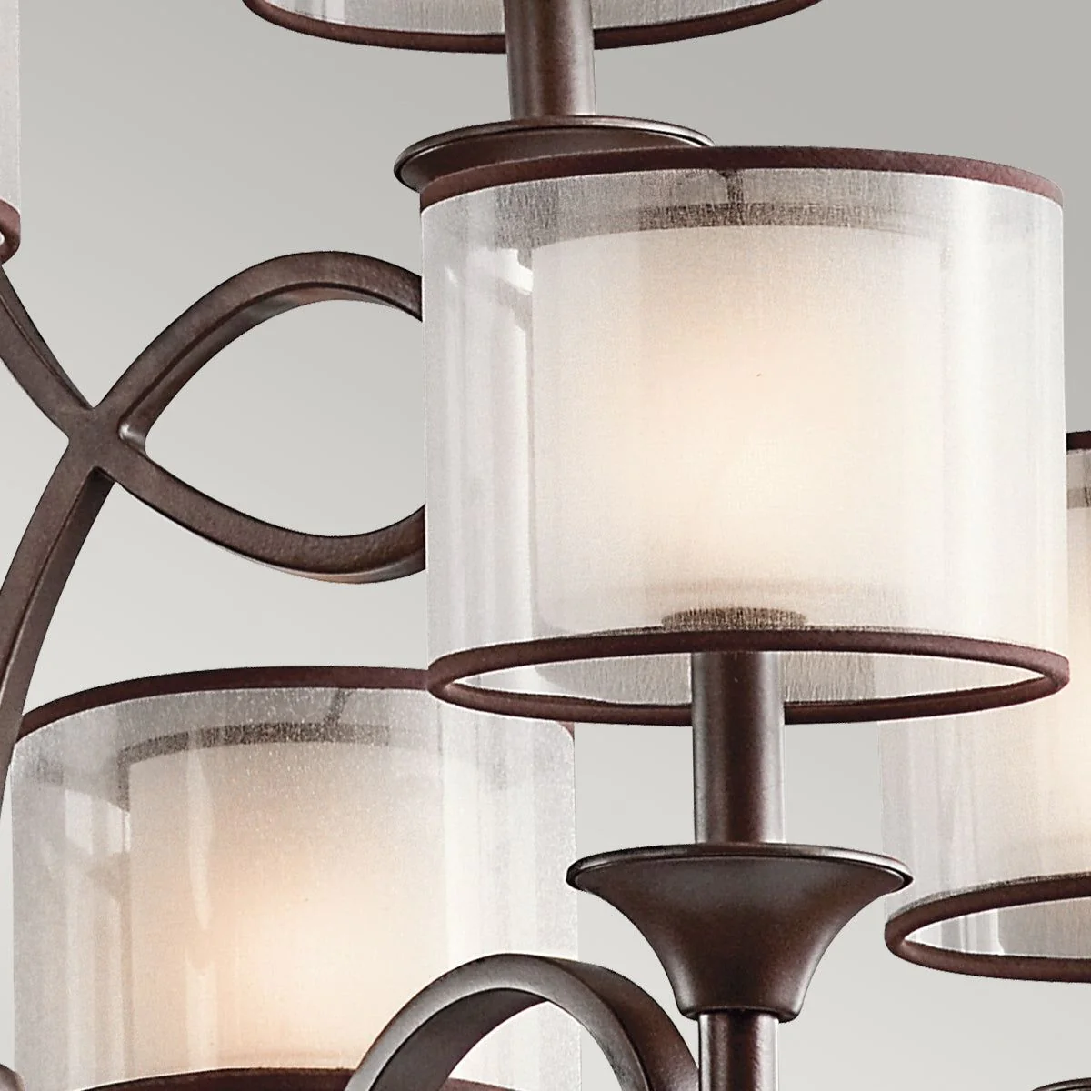 Lacey 5L Centre Ceiling Light - Mission Bronze Finish - Image 3