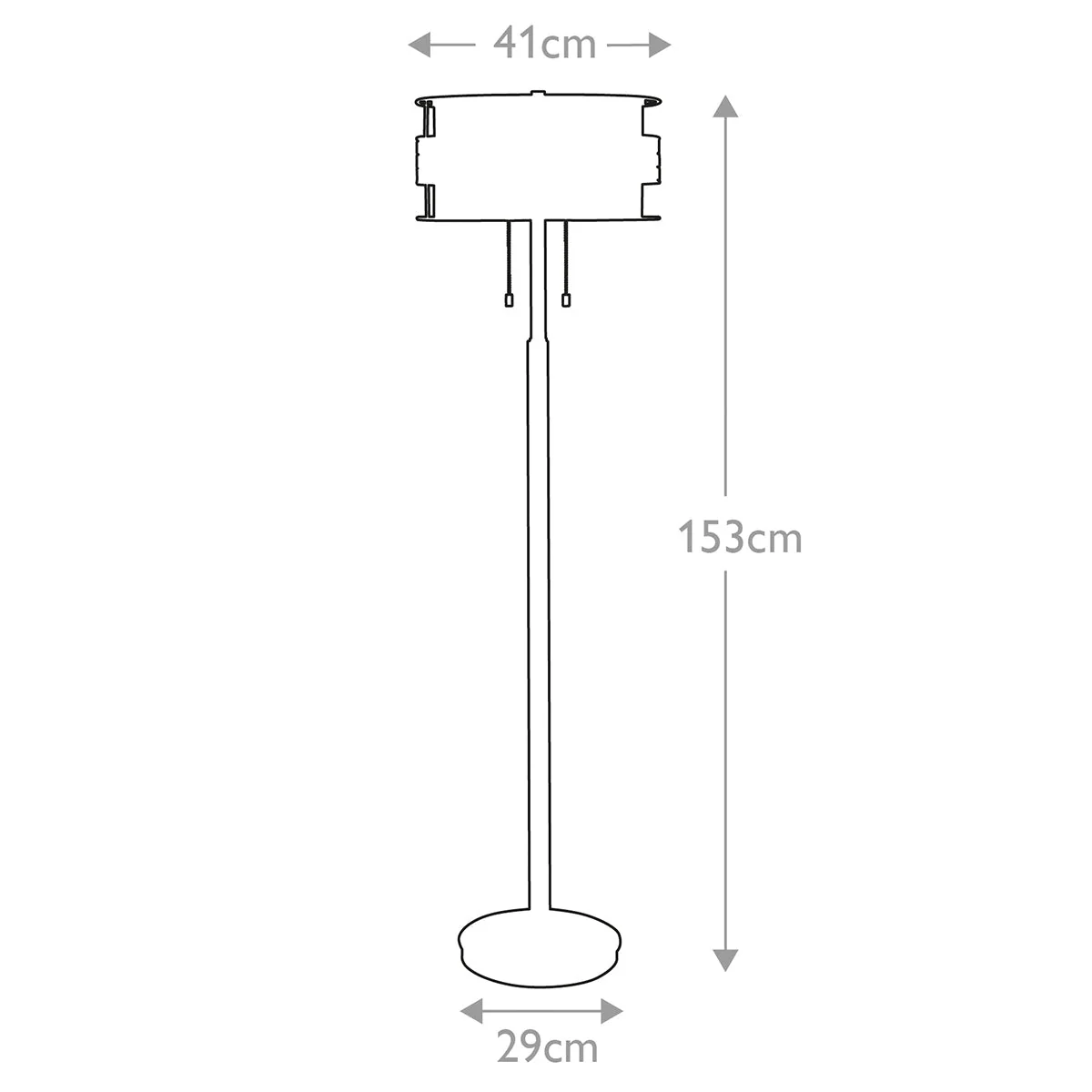 Laguna 2 Light Floor Lamp - Renaissance Copper E27 - Image 4