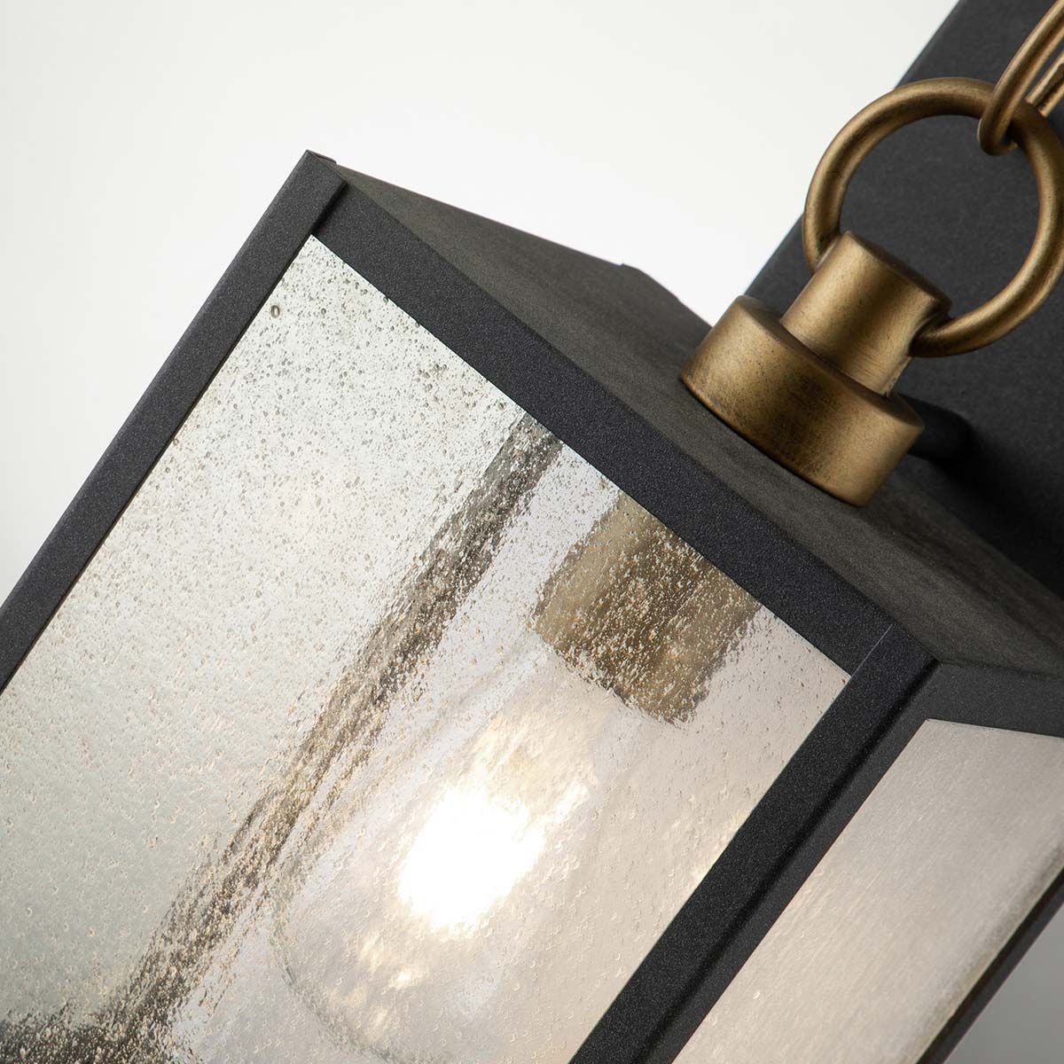 Lahden 1 Light Small/Medium Outdoor Wall Lantern - Weathered Zinc E27 IP44 - Image 9