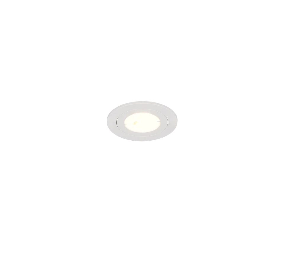 Lamont 3000K/4000K Recessed Ceiling Light- Black/ White Finish - Image 3