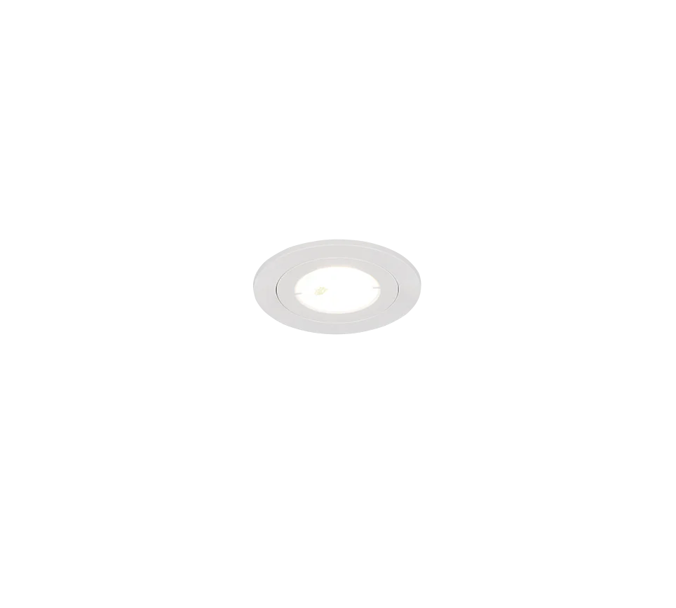 Lamont 3000K/4000K Recessed Ceiling Light- Black/ White Finish - Image 4
