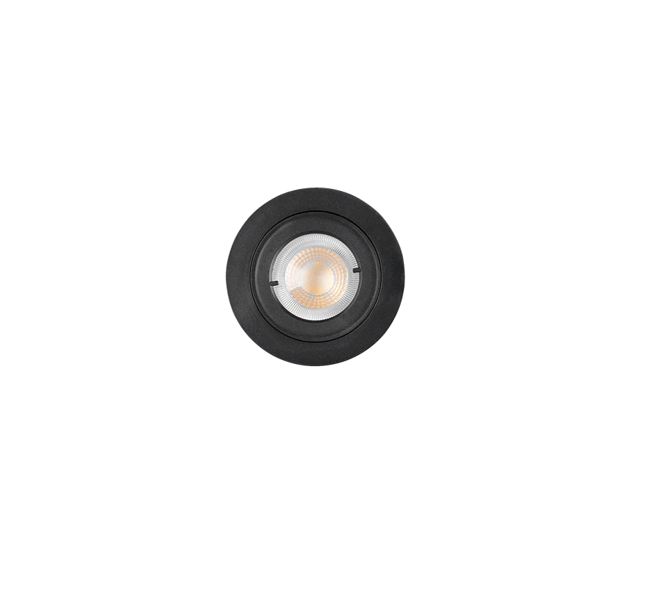 Lamont 3000K/4000K Recessed Ceiling Light- Black/ White Finish - Image 6