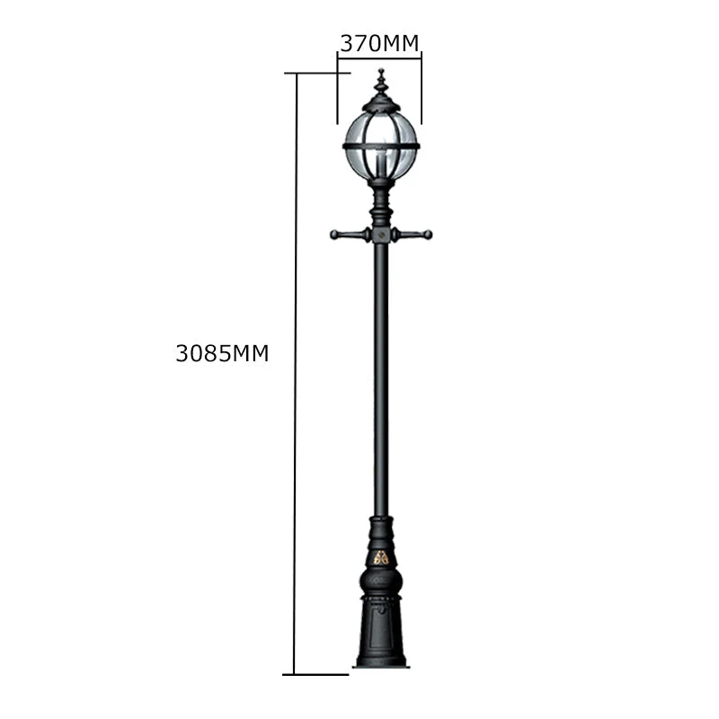 Lancefield 1Lt Lamp Post - Cast Iron - Image 4