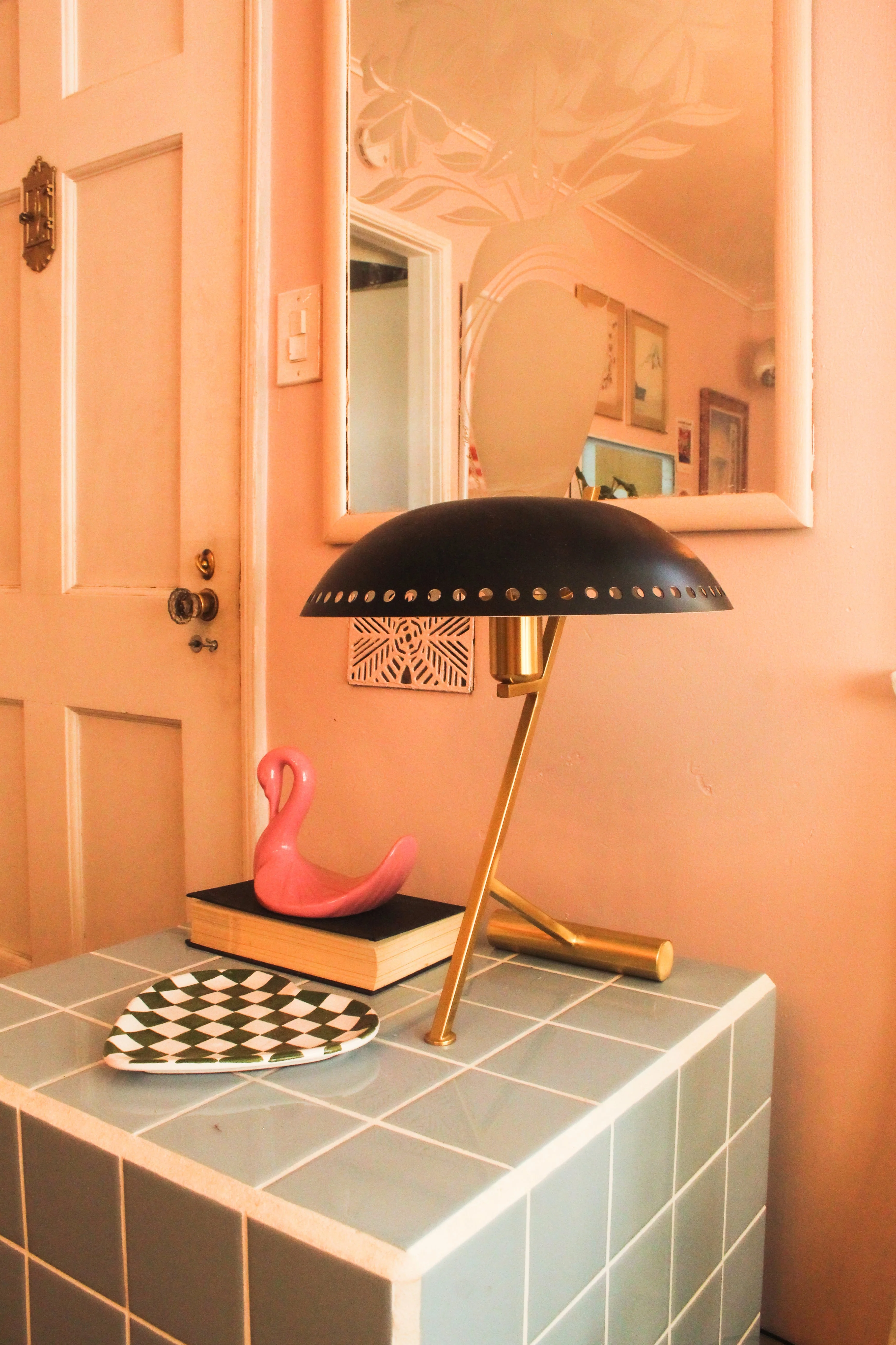 Landis 1Lt Table Lamp - Brass & Black - Image 2
