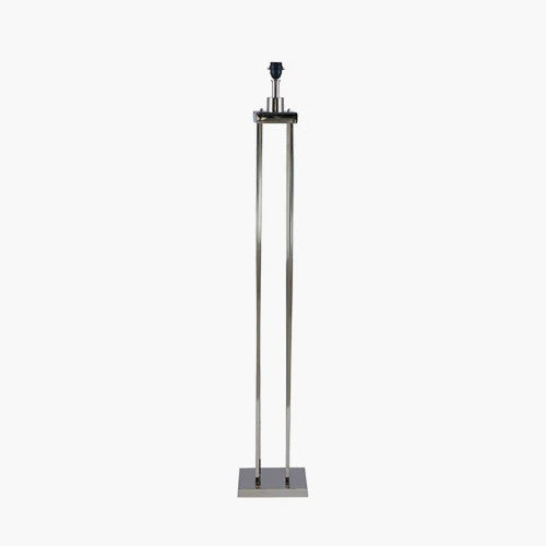 Langston Matt Black Metal Column Floor Lamp Base - Image 4