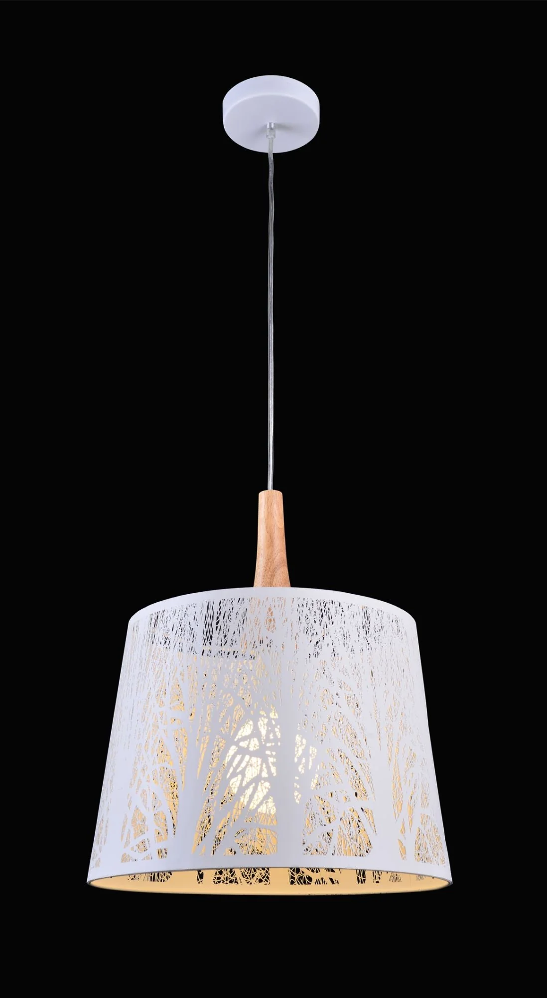 Lantern Pendant Light White - Finish - Image 3