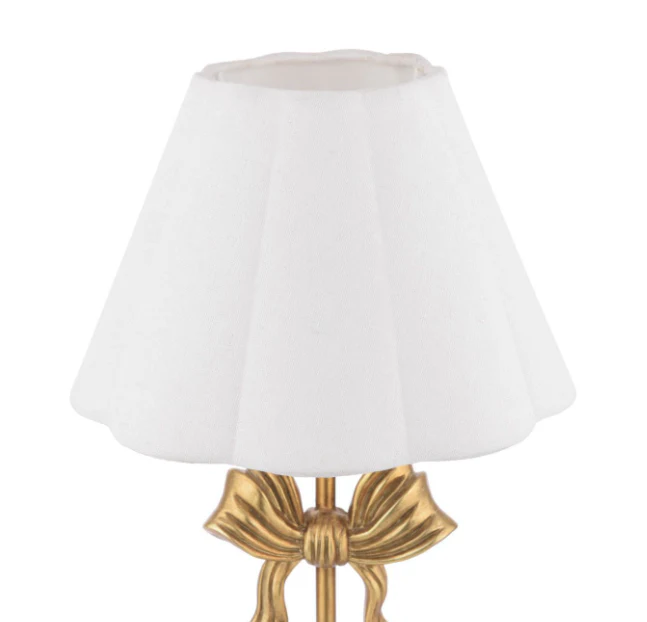 Larkfield Table Lamp Antique Gold With Shade - Image 2