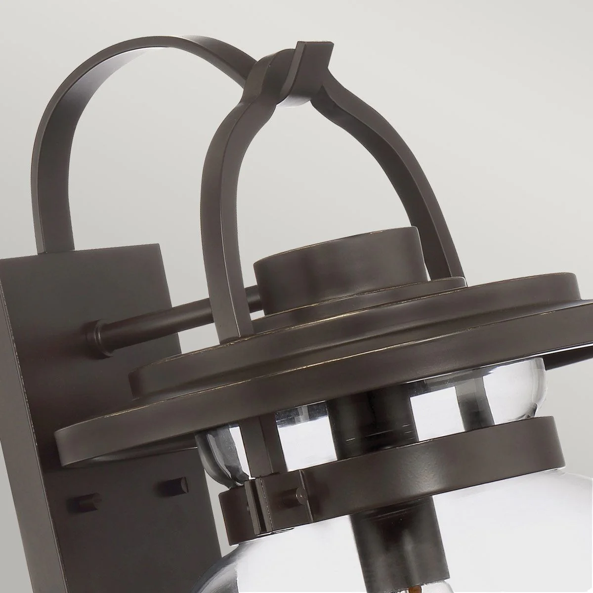 Lasalle 1 Light Small/Medium/Large Outdoor Wall Lantern - Western Bronze E27 IP44 - Image 13