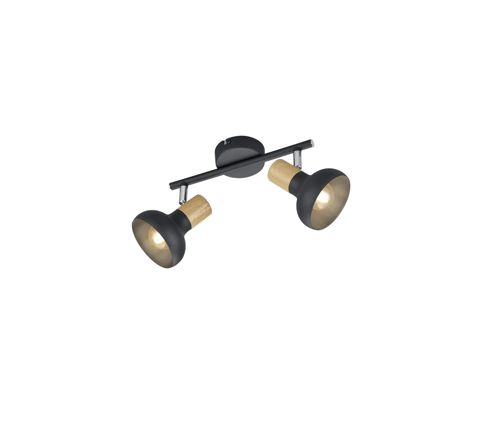 Latika 2/3/4Lt Bar Spotlight - Black/White - Image 2
